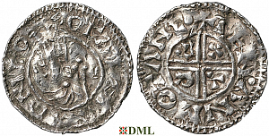 Денарий, Швеция, Olaf Skötkonung (995-1021), м.д. Sigtuna, Malmer -:-