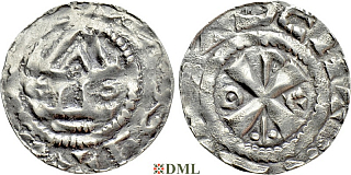Денарий, Германия, Саксония, Anonymous bishop, м.д. Magdeburg, Dbg 1775