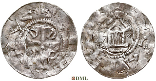 Денарий, Германия, Саксония, Нижняя Саксония, м.д. Goslar, type OAP
