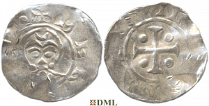Денарий, Германия, Нижняя Лотарингия, B. Bernold (1046-1054), м.д. Deventer