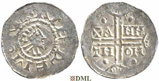 Денарий, Германия, Нижняя Лотарингия, Gf. Hermann (1020-1051), м.д. Emden