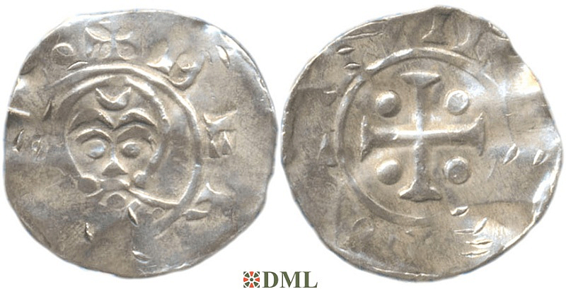 Денарий, Германия, Нижняя Лотарингия, B. Bernold (1046-1054), м.д. Deventer