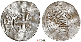 Денарий, Германия, Саксония, Нижняя Саксония, м.д. Goslar, type OAP