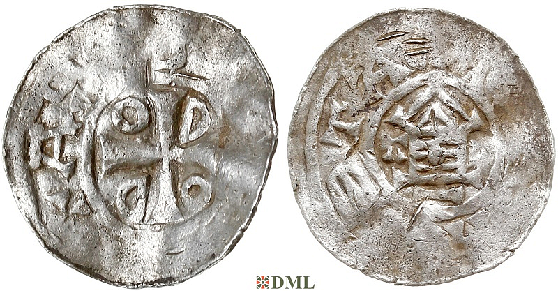 Денарий, Германия, Саксония, Нижняя Саксония, м.д. Goslar, type OAP