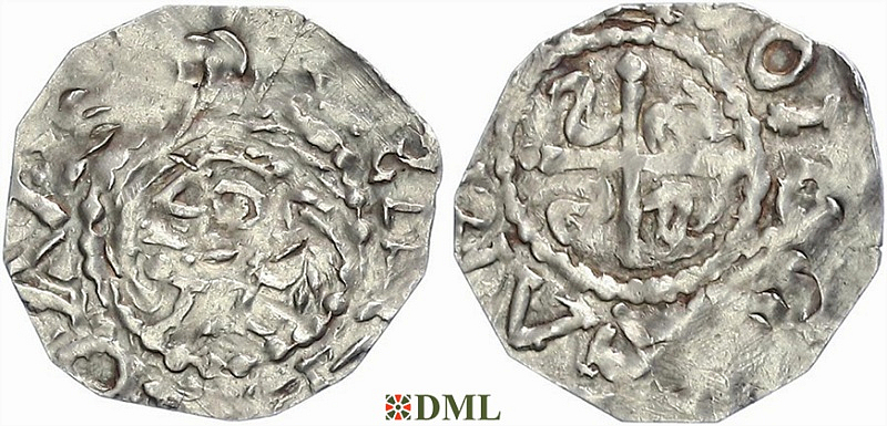 Денарий, Германия, Швабия, Warmann von Dillingen (1026-1034) , м.д. Konstanz, Dbg. 1012