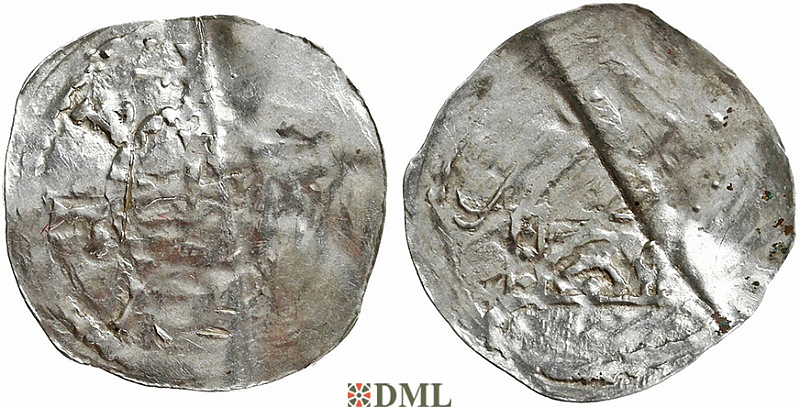 Денарий, Германия, Швабия, Anonymous bishop, м.д. Basel, Dbg. 2157