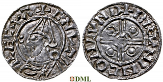 Денарий, Англия, Cnut (1016-1035), м.д. London, монетарий Bruninc, North 787