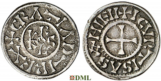 Денье, Каролинги, Charles le Chauve (840-877), м.д. Courgeon, Depeyrot 375