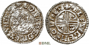 Денарий, Англия, Æthelred II (978-1016), м.д. Winchester, монетарий Ælfsige, North 770