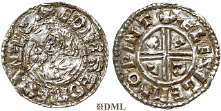 Денарий, Англия, Æthelred II (978-1016), м.д. Winchester, монетарий Ælfsige, North 770