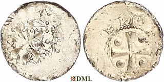 Денарий, Германия, Франкония, Heinrich III (1039-1056), м.д. Speyer. Dbg. 831