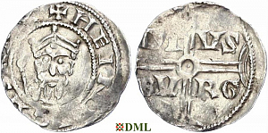 Денарий, Германия, Нижняя Лотарингия, Heinrich III (1039-1046), м.д. Duisburg, Dbg. 316