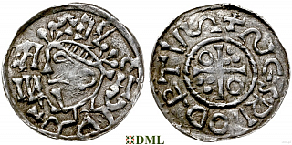 Денарий, Германия, Бавария, Heinrich II (1002-1024), м.д. Salzburg, Hahn 1976, 90С