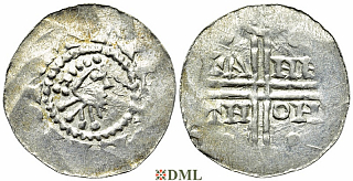 Денарий, Германия, Нижняя Лотарингия, Gf. Hermann (1020-1051), м.д. Emden