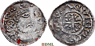 Денарий, Германия, Бавария, Heinrich III (1039-1056), м.д. Regensburg, Hahn 1976, 38A