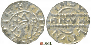 Денарий, Германия, Нижняя Лотарингия, Bruno III (1050-1057), м.д. Leeuwarden, Ilisch 2000, 21.14