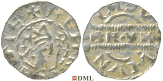 Денарий, Германия, Нижняя Лотарингия, Bruno III (1050-1057), м.д. Leeuwarden, Ilisch 2000, 21.14