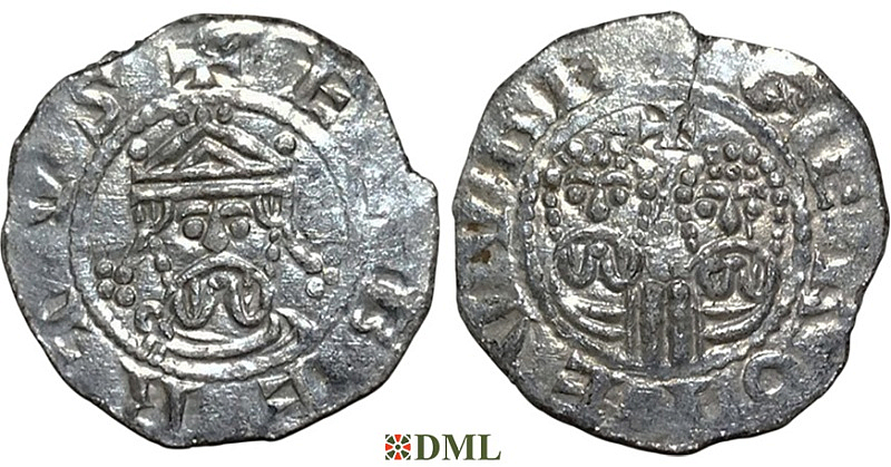 Денарий, Германия, Нижняя Лотарингия, Egbert II (1068-1090), м.д. Garrelsweer, Ilisch 2000, 22.9 