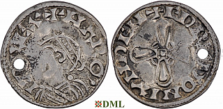 Денарий, Англия, Harold I (1035-1040), м.д. London, монетарий Eadræd, North 802