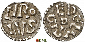 Денье, Каролинги, Charlemagne (768-814), м.д. Melle, Depeyrot 605