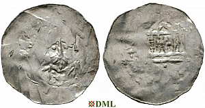 Денарий, Германия, Швабия, Konrad II (1024-1039), м.д. Strassburg, Dbg. 924