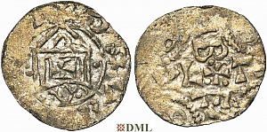 Денарий. Германия, Нижняя Лотарингия, Dirk IV (1039-1049), м.д. Rijnsburg, Ilisch 2000, 11.1