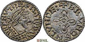 Денарий, Англия, Harthaknut (1035-1042), м.д. London, монетарий Brun, North 809