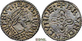 Денарий, Англия, Harthaknut (1035-1042), м.д. London, монетарий Brun, North 809