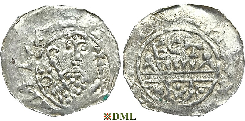 Денарий, Германия, Нижняя Лотарингия, Wilhelm (1054-1076), м.д. Utrecht, Ilisch 2000, 10.11