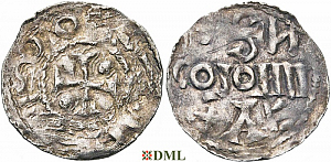 Денарий, Германия, Нижняя Лотарингия, Anonymous bishop, м.д. регион Meuse