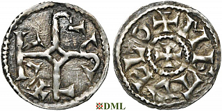 Обол, Каролинги, Charles le Chauve (840-877), м.д. Melle, Depeyrot 625