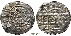 Денарий, Германия, Нижняя Лотарингия, Bruno III (1050-1057), м.д. Dokkum, Ilisch 2000, 21.19