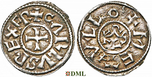 Денье, Каролинги, Charles le Chauve (840-877), м.д. Melle, Depeyrot 627