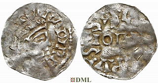 Денарий, Германия, Нижняя Лотарингия, Otto III (983-1002), м.д. Huy, Ilisch 2014, 33.7