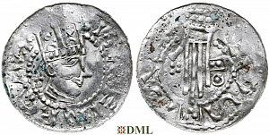 Денарий, Германия, Швабия, Heinrich II (1002-1024), м.д. Esslingen, Dbg. 951