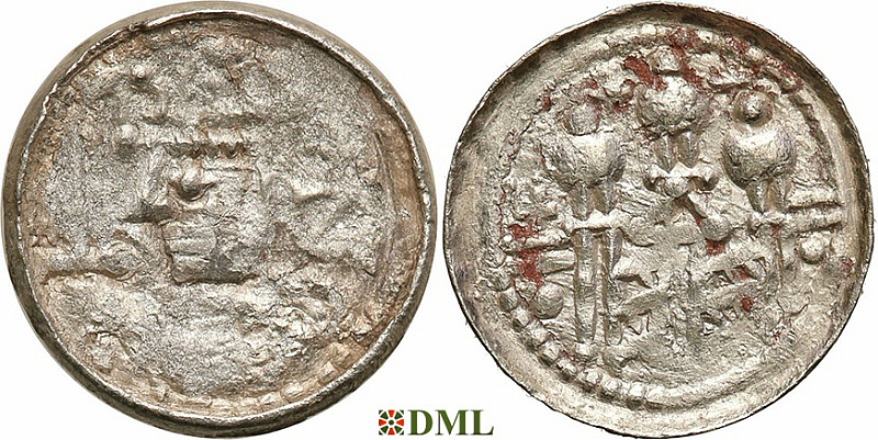 Денарий, Польша, Bolesław II (1058-1080)