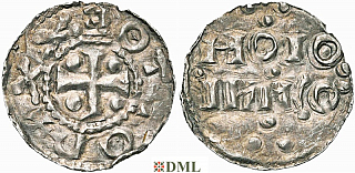 Денарий, Германия, Нижняя Лотарингия, Otto I (936-962), м.д. Huy, Ilisch 2014, 33.2