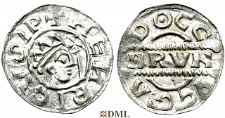 Денарий, Германия, Нижняя Лотарингия, Bruno III (1050-1057), м.д. Dokkum, Ilisch 2000, 21.19
