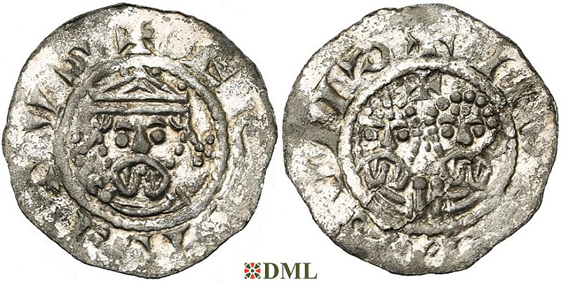 Денарий, Германия, Нижняя Лотарингия, Egbert II (1068-1090), м.д. Friesland (unknown mints), Ilisch 2000, 22.?