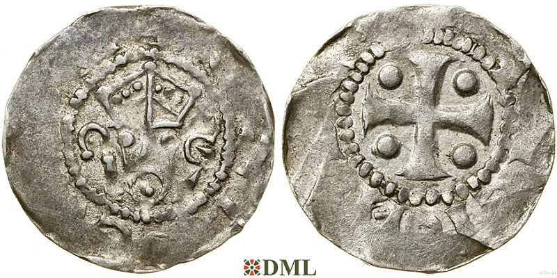 Денарий, Германия, Нижняя Лотарингия, Hendrik III (1039-1056), м.д. Zaltbommel, Ilisch 2000, 4.11
