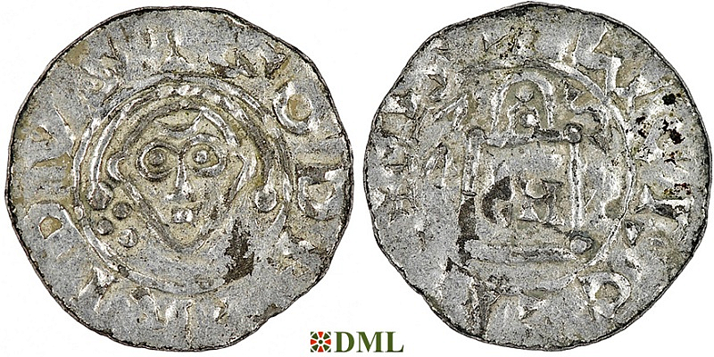 Денарий, Германия, Нижняя Лотарингия, Godfried (†1069), м.д. Merum, Ilisch 2000, 24.2