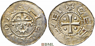 Денарий, Германия, Нижняя Лотарингия, Hermann (1059-1074), м.д. Jever, Dbg 597