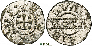Денарий, Германия, Нижняя Лотарингия, Egbert I (1038-1050), м.д. Leeuwarden, Ilisch 2000 21.12