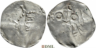 Денарий, Германия, Нижняя Лотарингия, Anonymous bishop, м.д. Tiel, Ilisch 2000, 5.9
