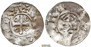 Денарий, Германия, Саксония, Нижняя Саксония, м.д. Goslar, type OAP