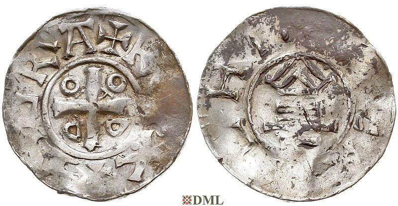 Денарий, Германия, Саксония, Нижняя Саксония, м.д. Goslar, type OAP