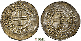 Денарий, Германия, Нижняя Лотарингия, Otto I (936-962) или Otto II (973-983), м.д. Maastricht, Ilisch 2014, 39.1
