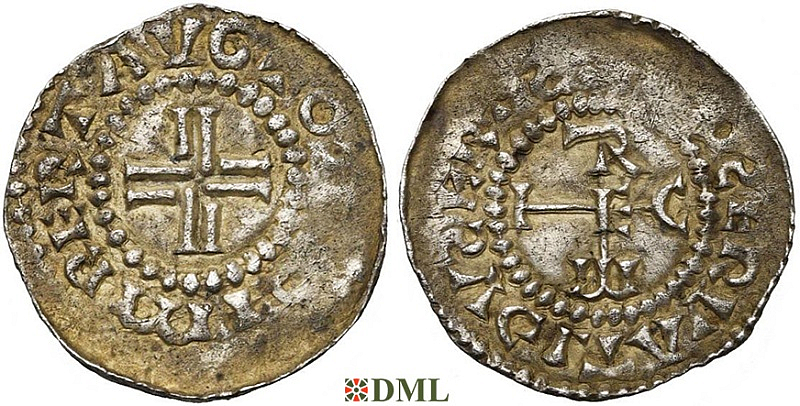 Денарий, Германия, Нижняя Лотарингия, Otto I (936-962) или Otto II (973-983), м.д. Maastricht, Ilisch 2014, 39.1