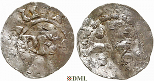 Денарий, Германия, Нижняя Лотарингия, Heinrich II (1002-1024), м.д. Deventer, Ilisch 2000, 1.5