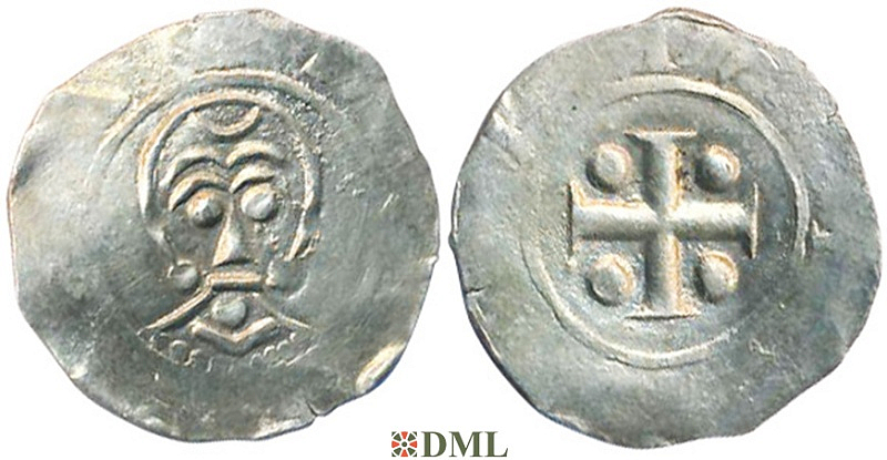 Денарий, Германия, Нижняя Лотарингия, B. Bernold (1046-1054), м.д. Deventer
